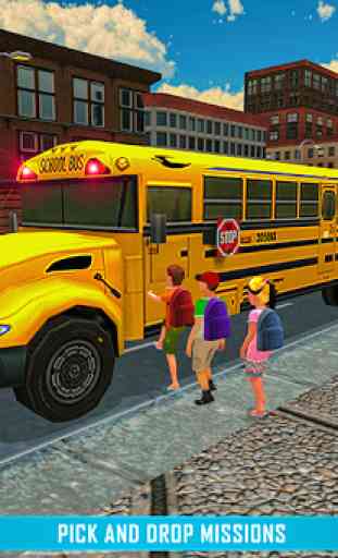 Virtual High School Bus Driver Simulator 1