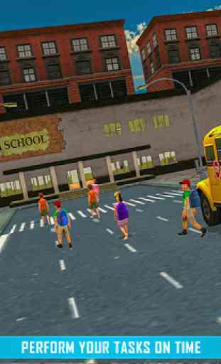 Virtual High School Bus Driver Simulator 2