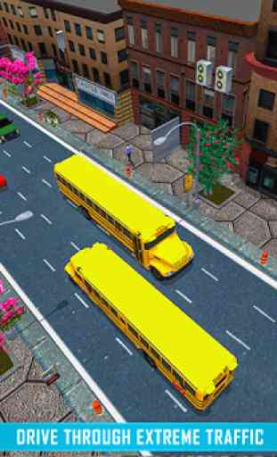 Virtual High School Bus Driver Simulator 3