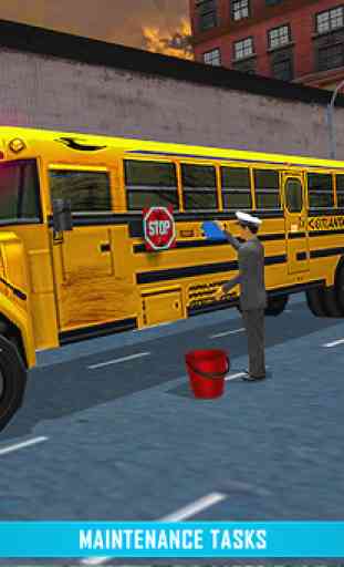 Virtual High School Bus Driver Simulator 4
