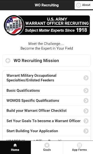 Warrant Officer (WO) Recruiting 1