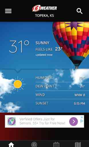WIBW 13 Weather app 1