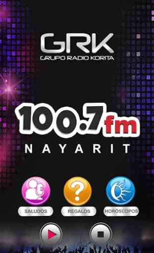 XHSK-FM 100.7 FM. Ruiz, Nayarit 1