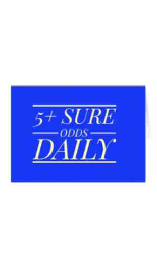5+ SURE ODDS DAILY 1