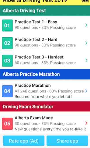Alberta Driving Test 2020 1