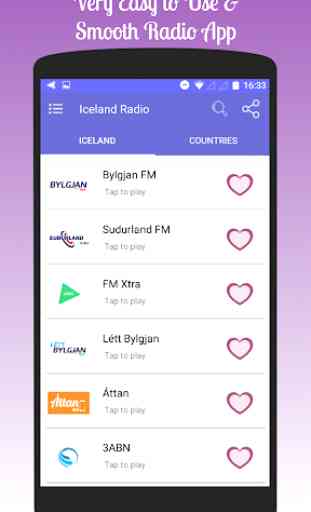 All Iceland Radios in One App 3