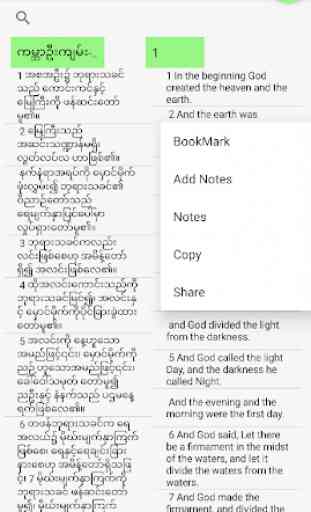 Burmese Myanmar Bible English Bible Parallel 4