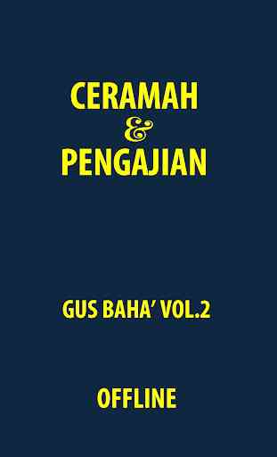 Ceramah Gus Baha Vol. 2 1