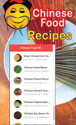 Chinese Cuisine Menu Recipes 1