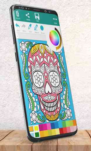 Coloring - Skull Coloring Pages 4