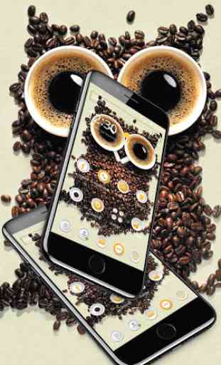 Cute Coffee Owl Theme 2