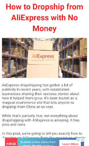 Dropshipping Aliexpress Guide 1