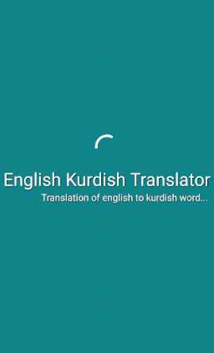 English Kurdish Translator 1