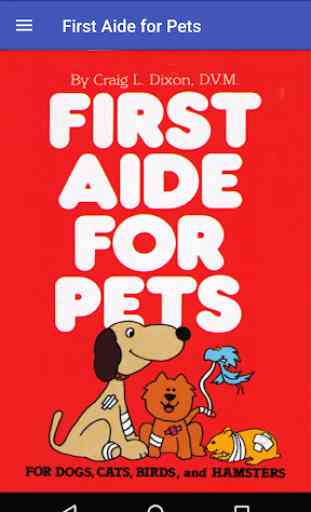 First Aide For Pets 1