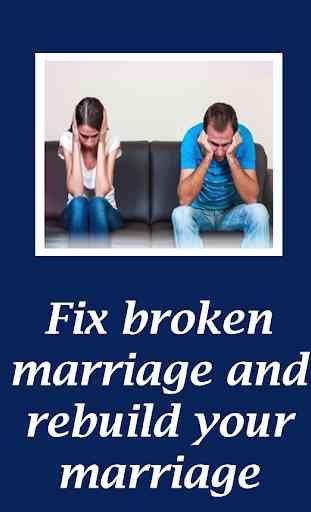 Fix broken marriage and rebuild your marriage 1