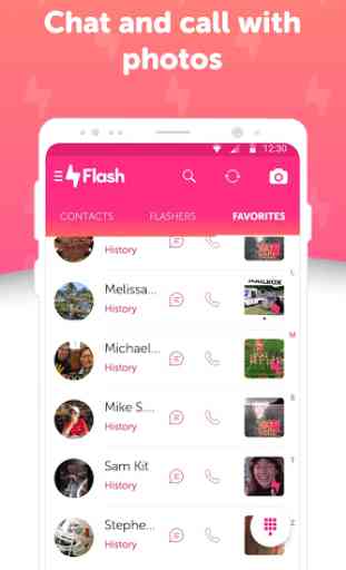 Flash: Full Screen Caller ID - Send Pics & Videos 4