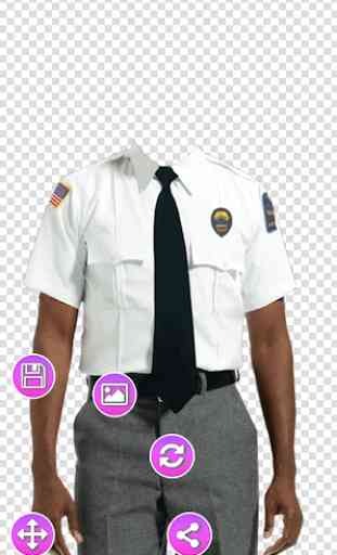 Full Police Uniform Photo Frames 2
