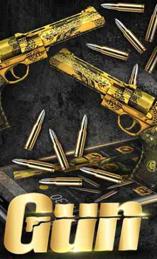 Gold Gun SMG Launcher 1