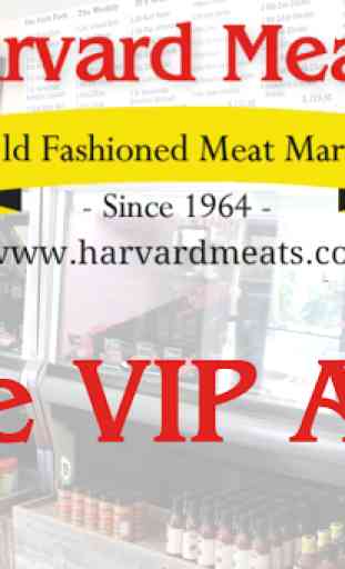 Harvard Meats VIP Clup App 1