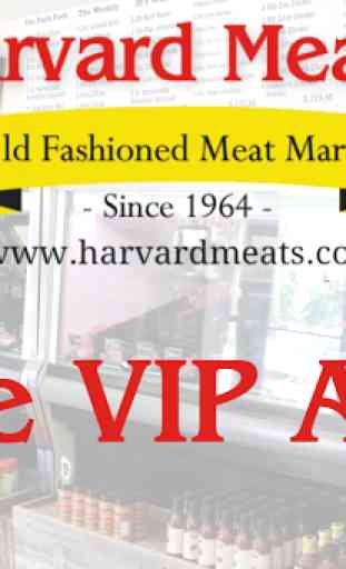 Harvard Meats VIP Clup App 2