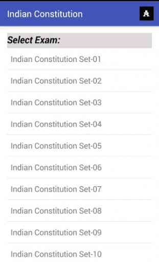 Indian Constitution Mock test 4