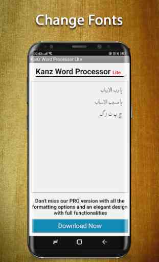 Kanz Fonts Word Processor Lite 1