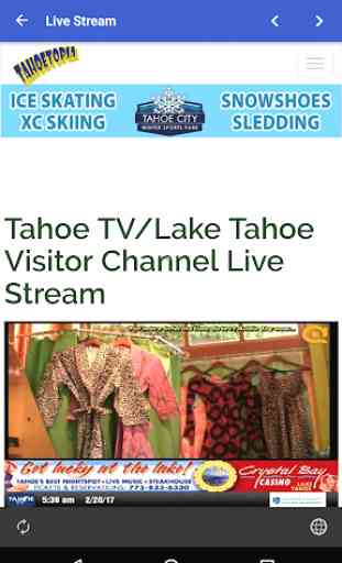 Lake Tahoe App - Tahoe TV 3