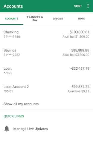 Liberty Savings FCU/Mobile App 3