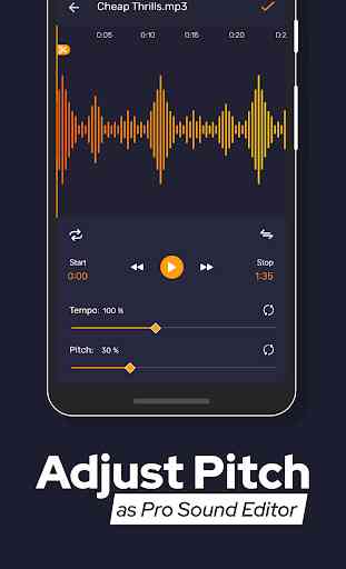 MUSIC SPEED CHANGER: Music Editor, Pitch Changer 2