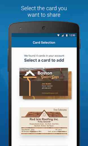 mycard: Send your Vistaprint business card 3