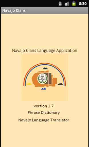 Navajo Clans: Native Language 1
