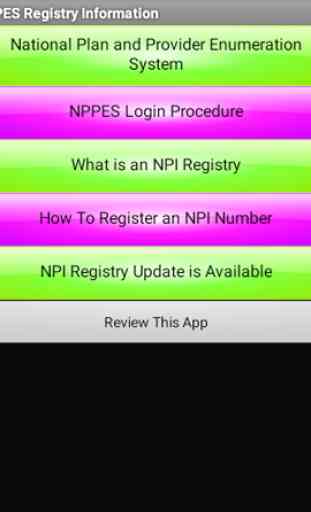 NPPES Registry 1