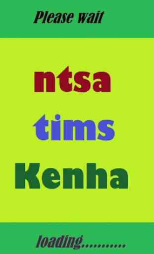 NTSA - TIMS, KeNHA, Driving Licence& Traffic Guide 1