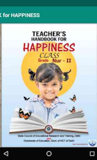 NURSERY TO II : TEACHER'S HANDBOOK FOR HAPPINESS 4