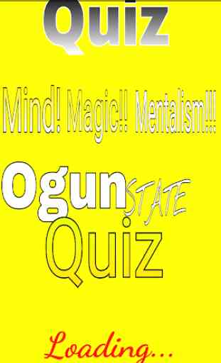 Ogun State Quiz 1