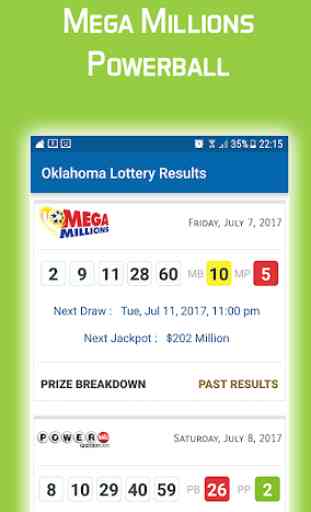 Oklahoma Lottery Results 1