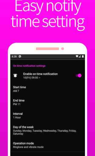 On time Notify Pro: What time? Hourly voice alarm 2