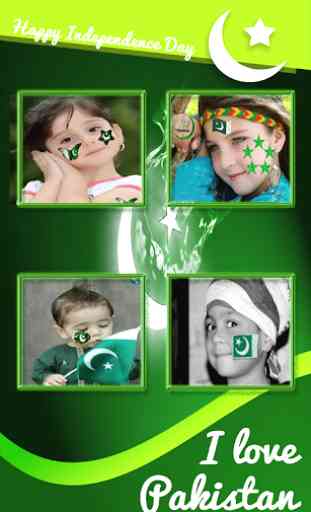Pakistan Flag Face photo Maker 14 August 4
