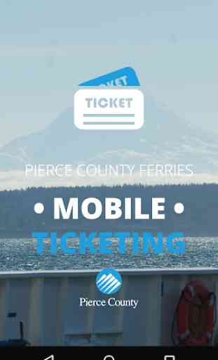 Pierce County Ferry Tickets 1