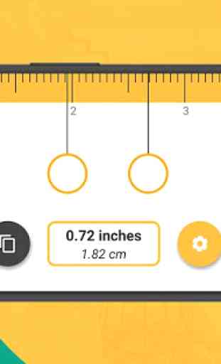 Pocket Ruler - Measure in inches or centimeters 2