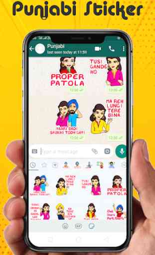 Punjabi Stickers for Whatsapp -WAStickerApps 3