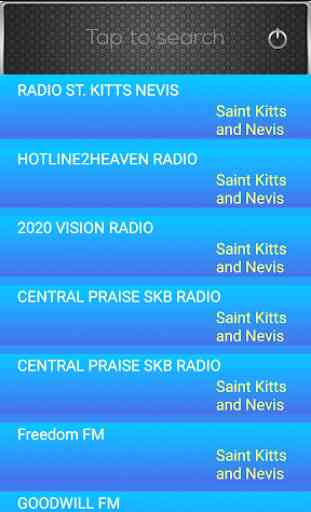 Radio FM Saint Kitts and Nevis All Stations 1