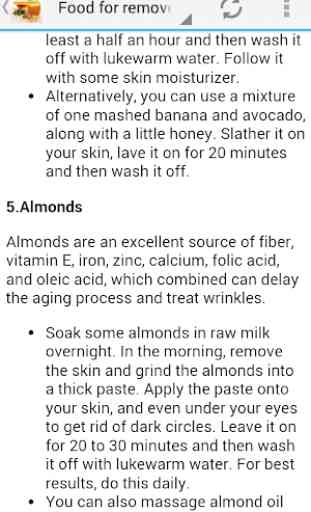 Remove Wrinkles Tips and Foods 3