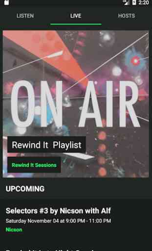 Rewind FM Broadcast/Radio/Promotional Platform 2