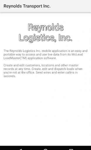 Reynolds Logistics, Inc. 2