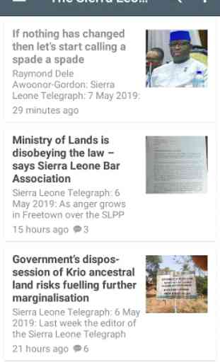 Sierra Leone Newspapers 1