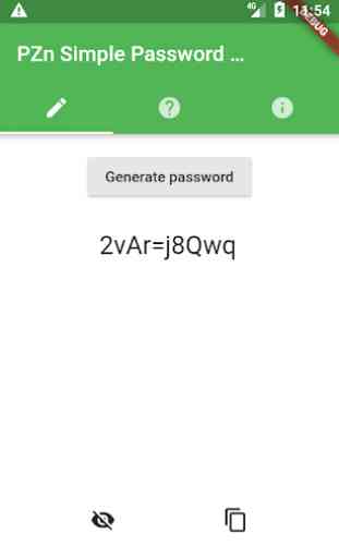 Simple password generator (PZn) 1