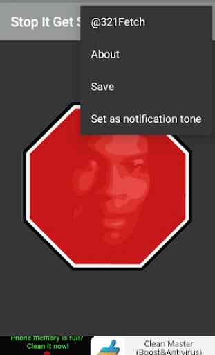 Stop It Get Some Help Button 2