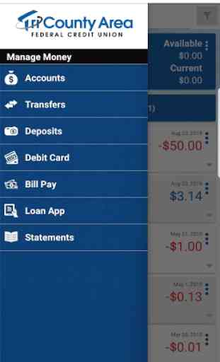 TCAFCU Mobile Banking 2
