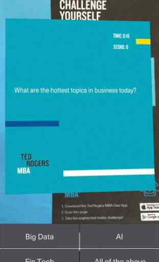 Ted Rogers MBA Quiz 3